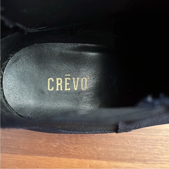 CREVO Black Leather Ankle Boots 
Size 7 
In excellent condition - Picture 10 of 10